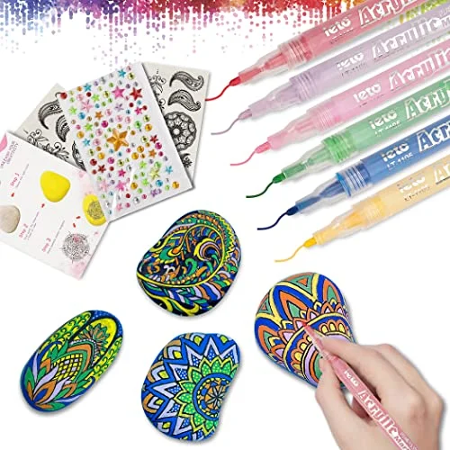 Stones painting set, creative painting set