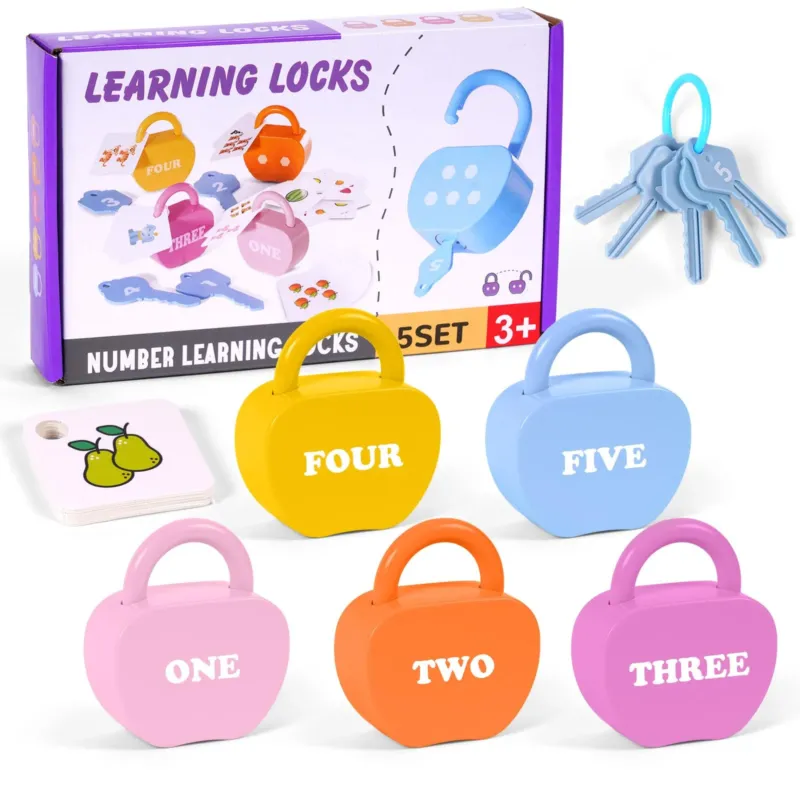 5 Set Lock and Key Play, Baby Keys