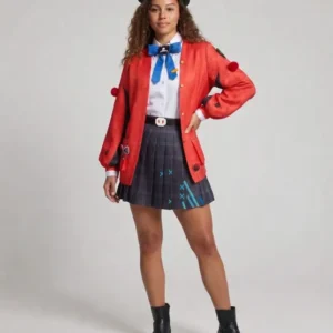 Damen Cosplay-Kostümset mit stilvollem Jacken- und Rock-Design Echo Archiv